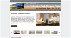 Desktop Screenshot of cabinsontheyellowstone.com